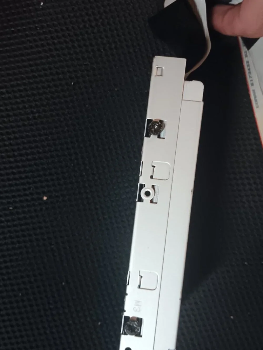 Floppy disk drive, 3.5in and cable, vintage Compaq from HP desktop motherboard